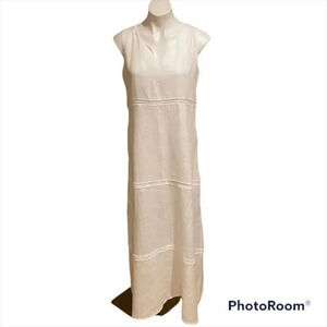 Bellambra Pure Linen sleeveless maxi dress